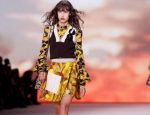 Louis Vuitton showcased on Tuesday a collection that mixed fashion inspirations, colors and patterns for the last show of the Paris Fashion Week.